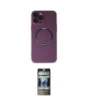 ieg™ iPhone 12 Pro Kılıf Zirve Klasik Prime - Siyah 34D Hayalet Izgaralı Cam