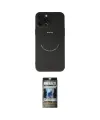 ieg™ iPhone 12 Pro Kılıf Zirve Klasik Prime - Siyah 34D Hayalet Izgaralı Cam