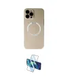 ieg™ iPhone 12 Pro Kılıf Zirve Klasik Prime - Siyah 3D Antistatik Seramik Nano Ekran Koruyucu