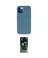 ieg™ iPhone 12 Pro Kılıf Zirve Modern Özel Seri - Şeffaf 360 Full Body Arka Koruyucu