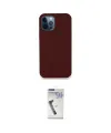 ieg™ iPhone 12 Pro Kılıf Zirve Modern Özel Seri - Şeffaf Uv Polymer Nano Ekran Koruyucu