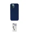 ieg™ iPhone 12 Pro Kılıf Zirve Modern Özel Seri - Şeffaf Uv Polymer Nano Ekran Koruyucu