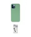 ieg™ iPhone 12 Pro Kılıf Zirve Modern Özel Seri - Şeffaf Uv Polymer Nano Ekran Koruyucu