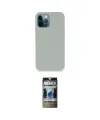 ieg™ iPhone 12 Pro Kılıf Zirve Modern Özel Seri - Siyah 34D Hayalet Izgaralı Cam