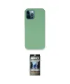ieg™ iPhone 12 Pro Kılıf Zirve Modern Özel Seri - Siyah 34D Hayalet Izgaralı Cam