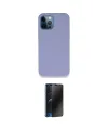 ieg™ iPhone 12 Pro Kılıf Zirve Modern Özel Seri - Siyah 3D Antistatik Hayalet Cam Ekran Koruyucu