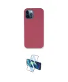 ieg™ iPhone 12 Pro Kılıf Zirve Modern Özel Seri - Siyah 3D Antistatik Seramik Nano Ekran Koruyucu