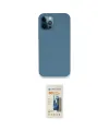 ieg™ iPhone 12 Pro Kılıf Zirve Modern Özel Seri - Siyah 6D Mat Seramik Hayalet Nano Ekran Koruyucu