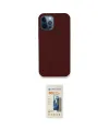 ieg™ iPhone 12 Pro Kılıf Zirve Modern Özel Seri - Siyah 6D Mat Seramik Hayalet Nano Ekran Koruyucu