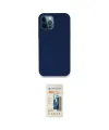 ieg™ iPhone 12 Pro Kılıf Zirve Modern Özel Seri - Siyah 6D Mat Seramik Hayalet Nano Ekran Koruyucu