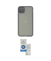 ieg™ iPhone 12 Pro Max Kılıf Ahenk Çizgi Serisi - Şeffaf Royal Nano Ekran Koruyucu