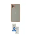 ieg™ iPhone 12 Pro Max Kılıf Ahenk Çizgi Serisi - Şeffaf Royal Nano Ekran Koruyucu