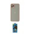 ieg™ iPhone 12 Pro Max Kılıf Ahenk Çizgi Serisi - Siyah 18D Cam Ekran Koruyucu