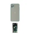 ieg™ iPhone 12 Pro Max Kılıf Ahenk Çizgi Serisi - Siyah 360 Mat Full Body Arka Koruyucu