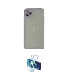 ieg™ iPhone 12 Pro Max Kılıf Ahenk Çizgi Serisi - Siyah 3D Antistatik Cam Ekran Koruyucu