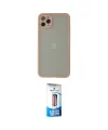 ieg™ iPhone 12 Pro Max Kılıf Ahenk Çizgi Serisi - Siyah 5D Eko Cam Ekran Koruyucu