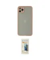 ieg™ iPhone 12 Pro Max Kılıf Ahenk Çizgi Serisi - Siyah 6D Mat Seramik Hayalet Nano Ekran Koruyucu