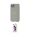 ieg™ iPhone 12 Pro Max Kılıf Ahenk Çizgi Serisi - Siyah Joko 5D Cam