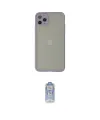 ieg™ iPhone 12 Pro Max Kılıf Ahenk Çizgi Serisi - Siyah Joko Magic 5D Cam