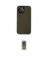 ieg™ iPhone 12 Pro Max Kılıf Ahenk Çizgi Serisi - Siyah Joko Magic 5D Hayalet Cam
