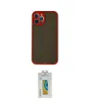 ieg™ iPhone 12 Pro Max Kılıf Ahenk Çizgi Serisi - Siyah Polymer Nano Ekran Koruyucu
