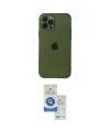 ieg™ iPhone 12 Pro Max Kılıf Ahenk Doku - Şeffaf Royal Nano Ekran Koruyucu