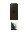 ieg™ iPhone 12 Pro Max Kılıf Ahenk Doku - Şeffaf Temperli Cam Ekran Koruyucu