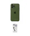 ieg™ iPhone 12 Pro Max Kılıf Ahenk Doku - Şeffaf Uv Polymer Nano Ekran Koruyucu
