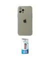 ieg™ iPhone 12 Pro Max Kılıf Ahenk Doku - Siyah 5D Eko Cam Ekran Koruyucu