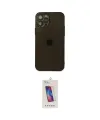 ieg™ iPhone 12 Pro Max Kılıf Ahenk Doku - Siyah Joko 5D Cam