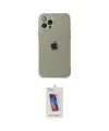 ieg™ iPhone 12 Pro Max Kılıf Ahenk Doku - Siyah Joko 5D Cam