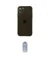 ieg™ iPhone 12 Pro Max Kılıf Ahenk Doku - Siyah Joko Magic 5D Cam