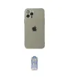 ieg™ iPhone 12 Pro Max Kılıf Ahenk Doku - Siyah Joko Magic 5D Cam