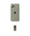 ieg™ iPhone 12 Pro Max Kılıf Ahenk Doku - Siyah Joko Magic 5D Hayalet Cam