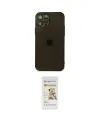ieg™ iPhone 12 Pro Max Kılıf Ahenk Doku - Siyah Mat Seramik Nano Ekran Koruyucu