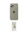 ieg™ iPhone 12 Pro Max Kılıf Ahenk Doku - Siyah Mat Seramik Nano Ekran Koruyucu