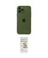 ieg™ iPhone 12 Pro Max Kılıf Ahenk Doku - Siyah Mat Seramik Nano Ekran Koruyucu