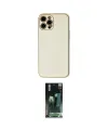 ieg™ iPhone 12 Pro Max Kılıf Ahenk Işık - Şeffaf 360 Full Body Arka Koruyucu