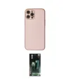 ieg™ iPhone 12 Pro Max Kılıf Ahenk Işık - Şeffaf 360 Full Body Arka Koruyucu