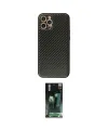 ieg™ iPhone 12 Pro Max Kılıf Ahenk Işık - Şeffaf 360 Full Body Arka Koruyucu