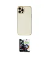 ieg™ iPhone 12 Pro Max Kılıf Ahenk Işık - Şeffaf Temperli Cam Ekran Koruyucu