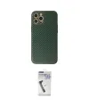 ieg™ iPhone 12 Pro Max Kılıf Ahenk Işık - Şeffaf Uv Polymer Nano Ekran Koruyucu
