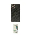 ieg™ iPhone 12 Pro Max Kılıf Ahenk Işık - Siyah 20D Premium Cam Ekran Koruyucu