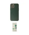 ieg™ iPhone 12 Pro Max Kılıf Ahenk Işık - Siyah 20D Premium Cam Ekran Koruyucu