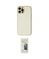 ieg™ iPhone 12 Pro Max Kılıf Ahenk Işık - Siyah 6D Mat Seramik Hayalet Nano Ekran Koruyucu