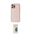 ieg™ iPhone 12 Pro Max Kılıf Ahenk Işık - Siyah 6D Mat Seramik Hayalet Nano Ekran Koruyucu