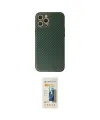 ieg™ iPhone 12 Pro Max Kılıf Ahenk Işık - Siyah 6D Mat Seramik Hayalet Nano Ekran Koruyucu