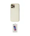 ieg™ iPhone 12 Pro Max Kılıf Ahenk Işık - Siyah Joko 5D Cam