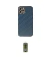 ieg™ iPhone 12 Pro Max Kılıf Ahenk Işık - Siyah Joko Magic 5D Hayalet Cam