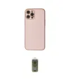 ieg™ iPhone 12 Pro Max Kılıf Ahenk Işık - Siyah Joko Magic 5D Hayalet Cam